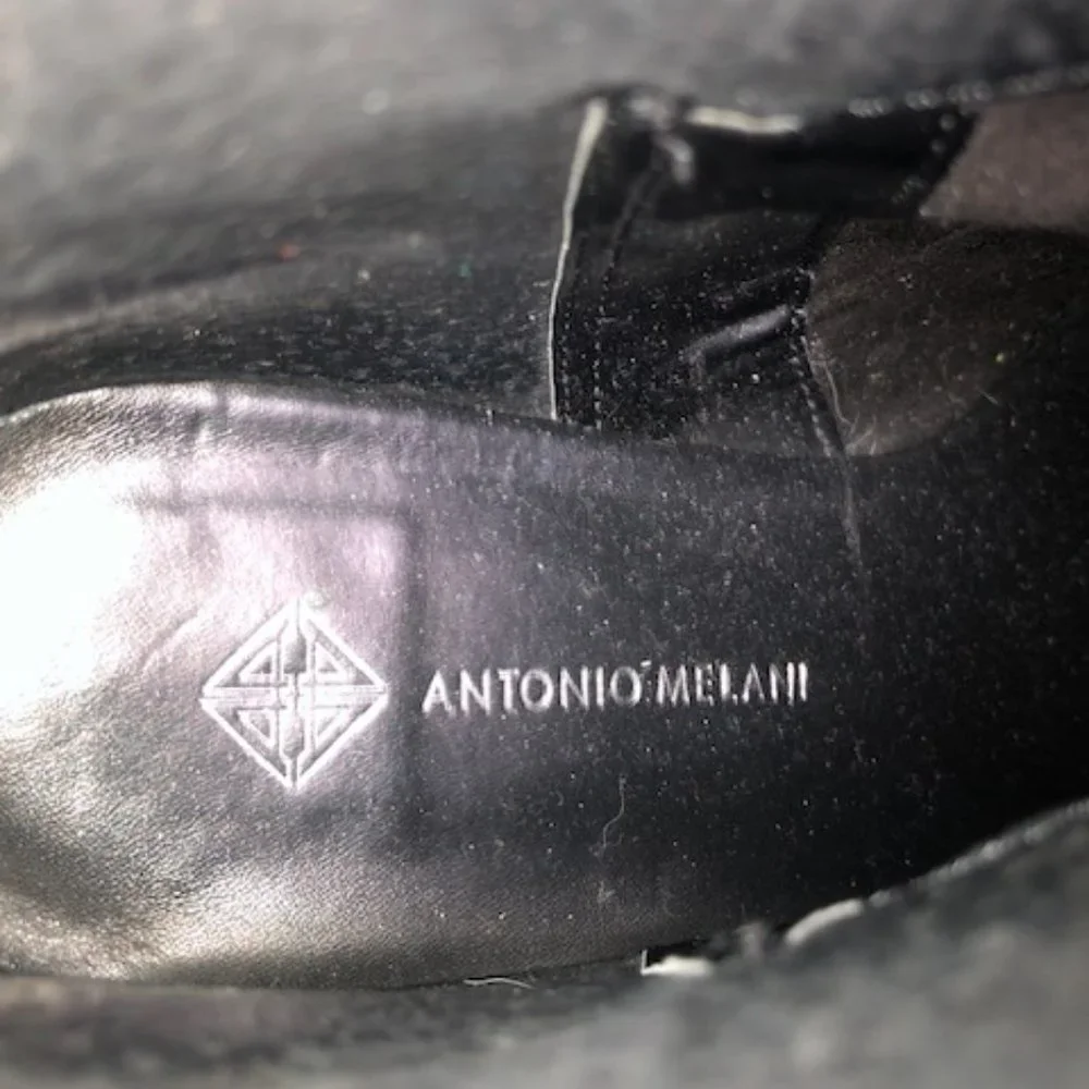 Antonio Melani Bootie Black Leather - Picture 9 of 11